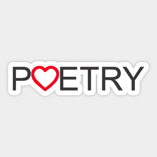 LOVE POETRY Sticker